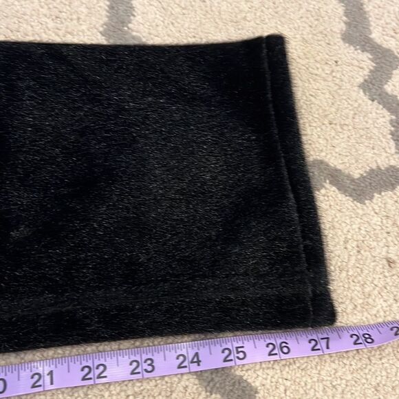 ASOS DESIGN high rise sassy cigarette pants in black faux pony skin size 12 NWT - Picture 8 of 9